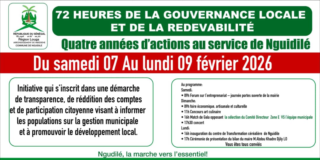 72 heures de gouvernance locale